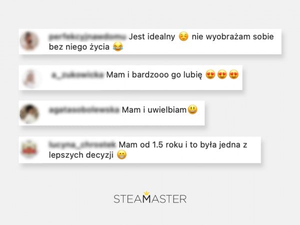 SteaMaster - Opinie Klientów