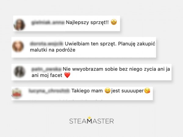 SteaMaster - Opinie Klientów