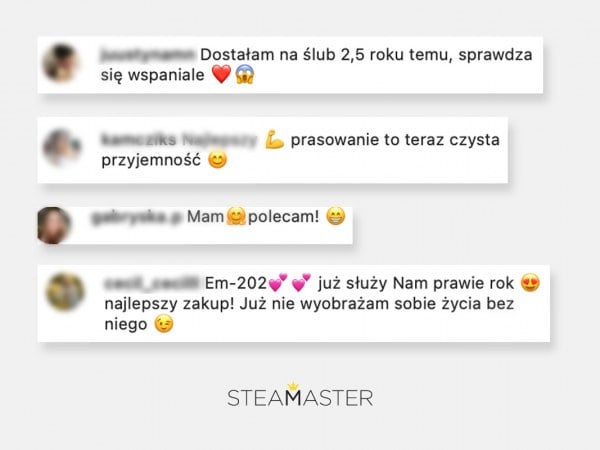 SteaMaster - Opinie Klientów